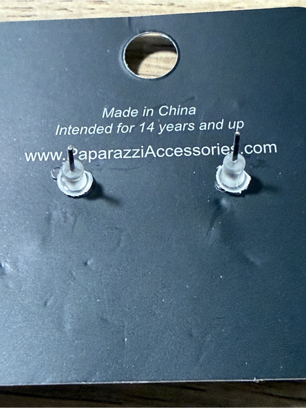 Paparazzi Silver Iridescent Mermaid Tail Stud Earrings - Picture 2 of 3